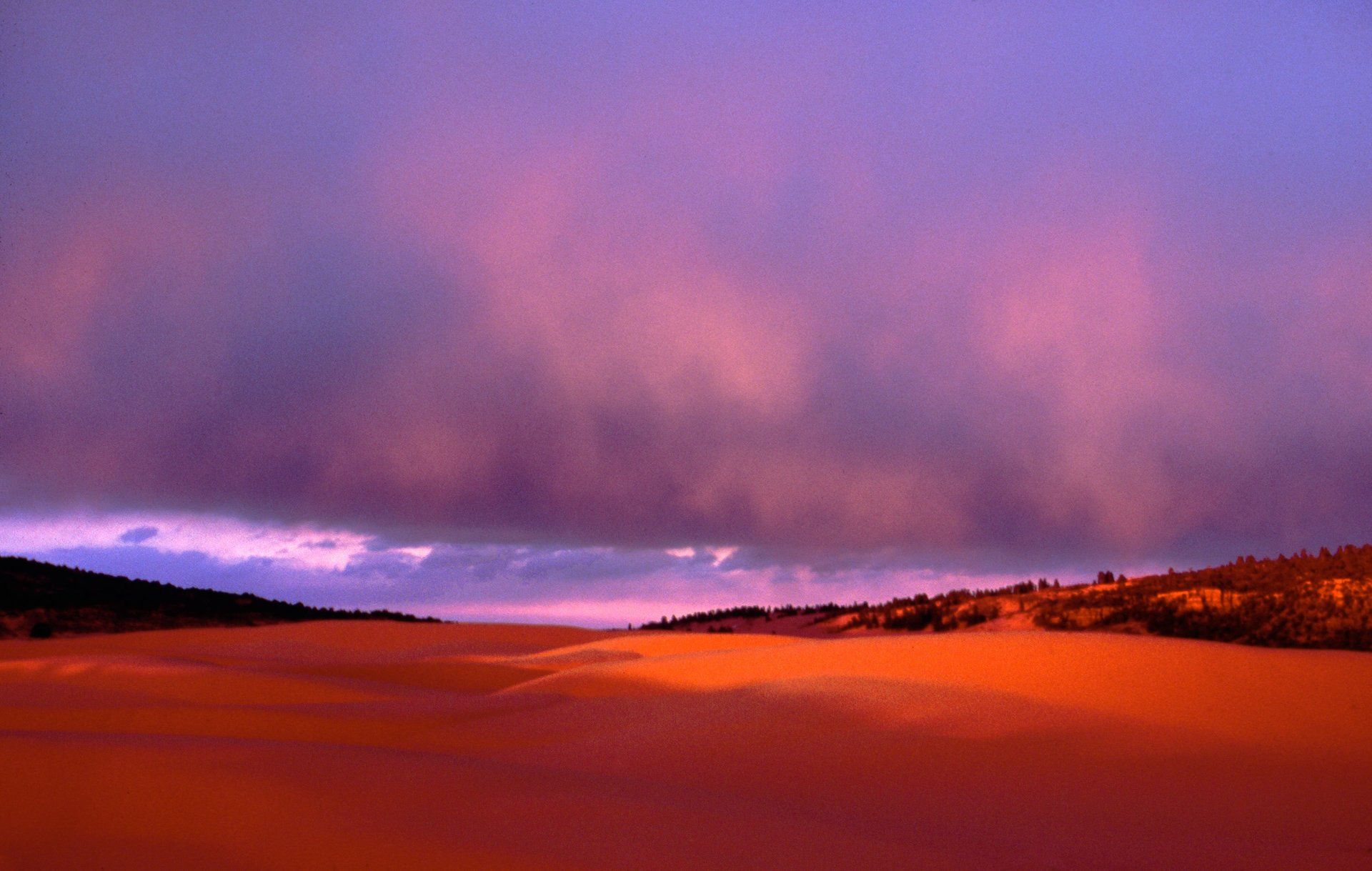 Cloud Over Coral Dunes