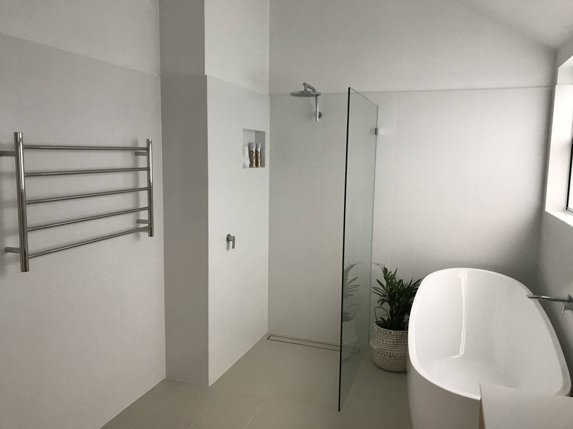 Updated Shower and Tiling