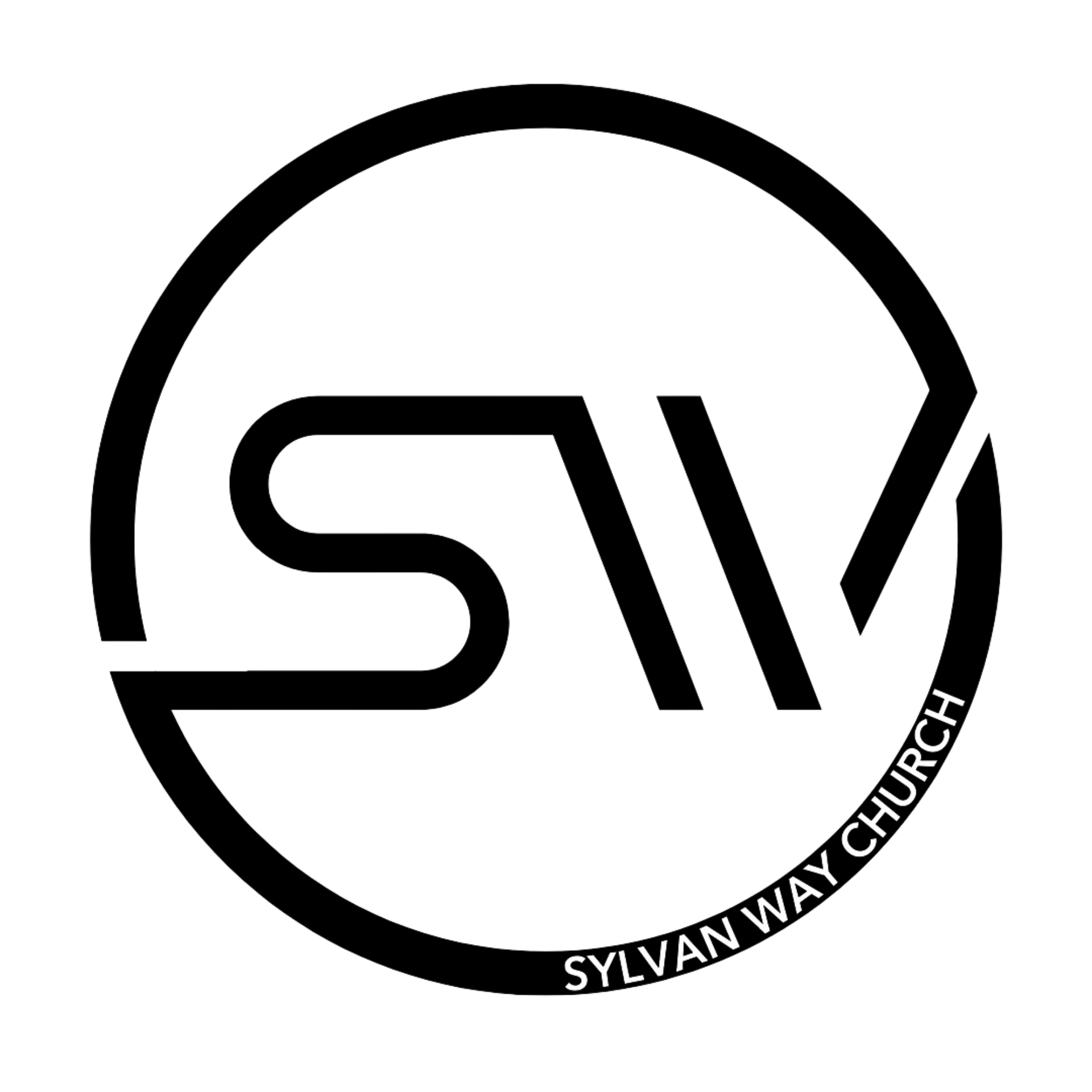 The Sylvan Way Church logo, featuring stylized letters 