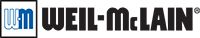 Logo for Weil-McLain heating company. It includes a blue 