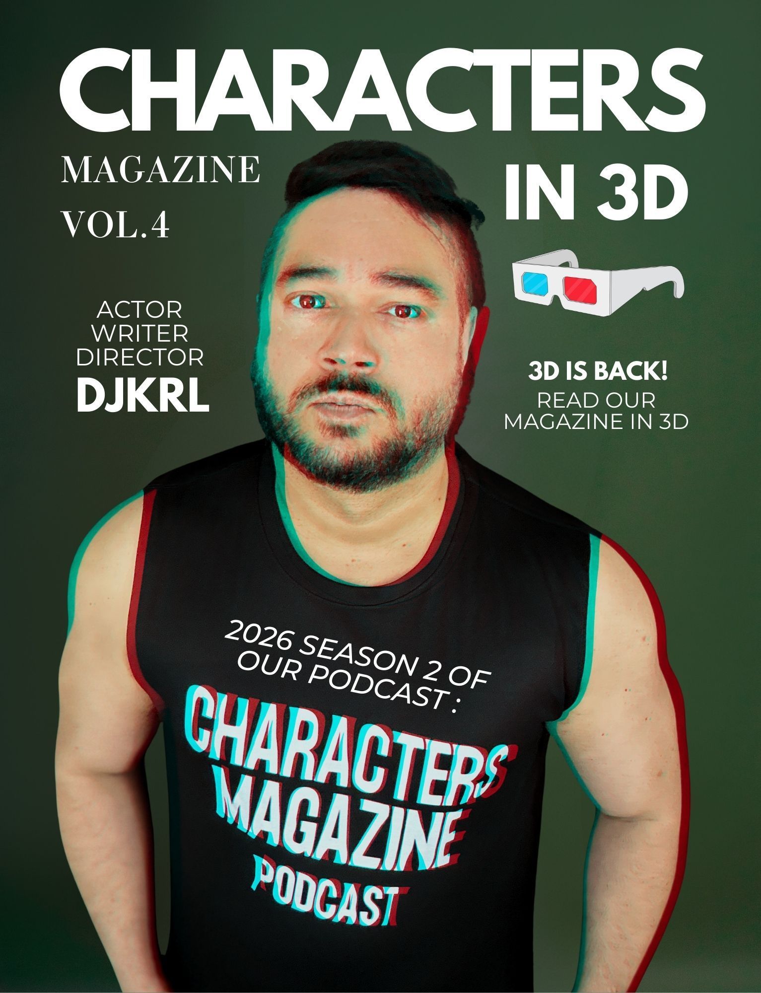 Portada de 1 Edición de CHARACTERS Magazine