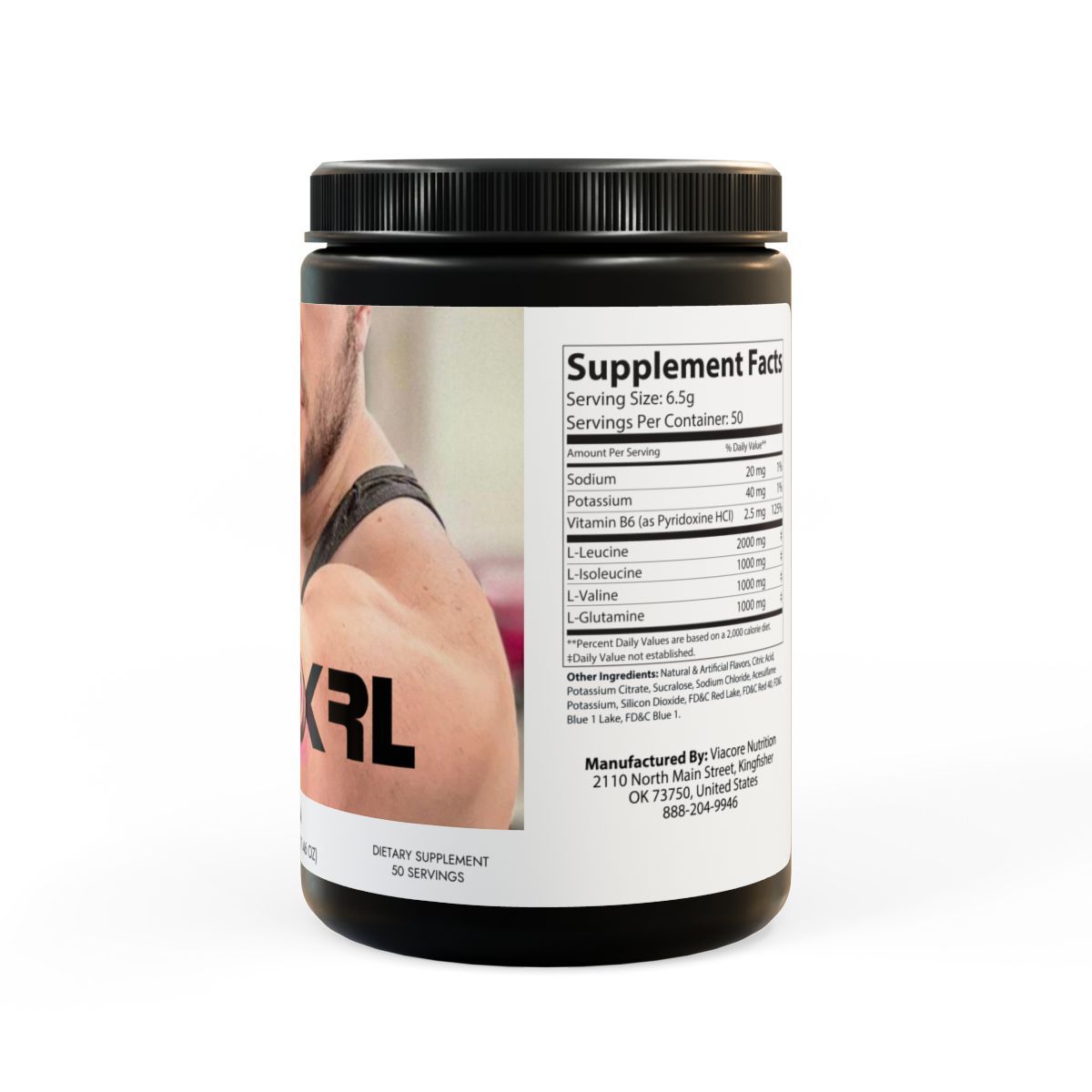 AMINOKRL - BCAA Supplement, Grape (325g, 11.46oz, 50 servings)