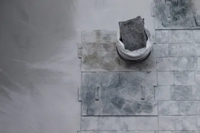 Stamped concrete installaiton