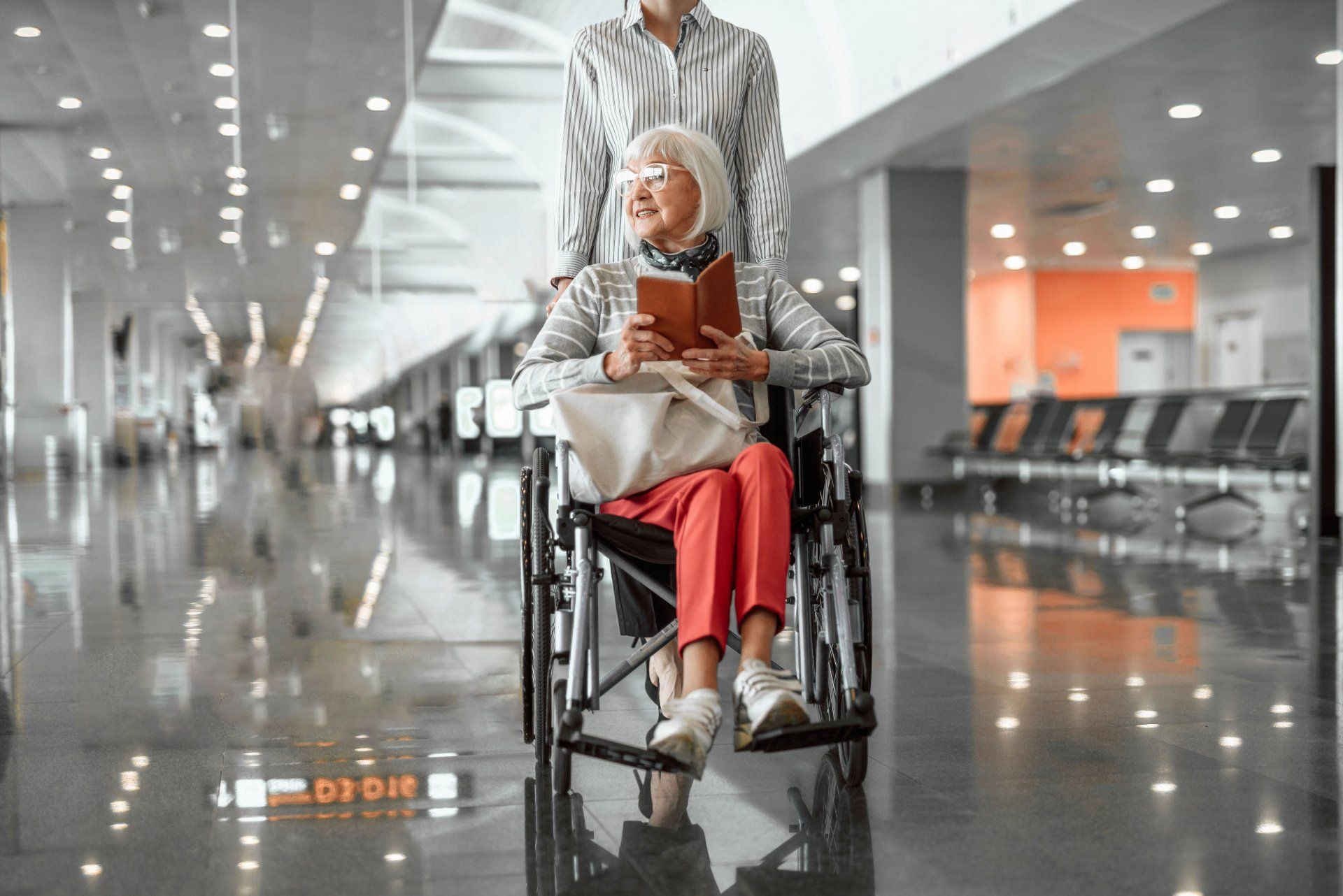 Flying on a plane with a wheelchair