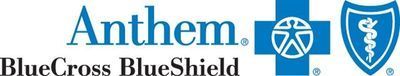 Anthem Blue Cross Blue Shield logo in blue and white.
