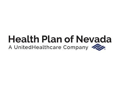 Health Plan of Nevada logo: text 