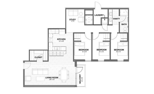 Canopy Lofts | Sixth Floor Apartments | Student Housing
