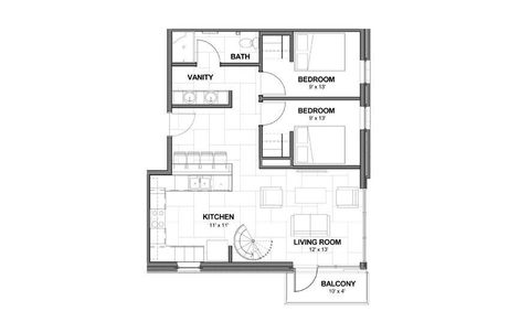 Floor Plan – The Quarters (lower)