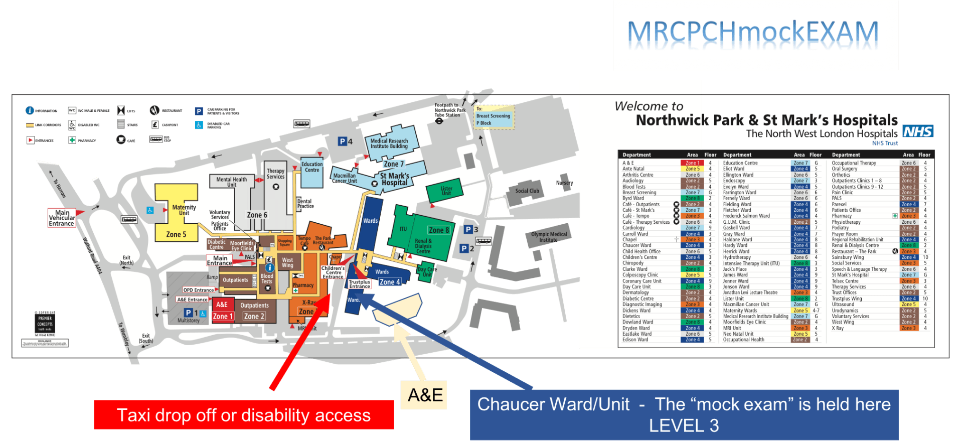 Northwick Park Hospital Map Preparation Course For The Mrcpch Membership Examination