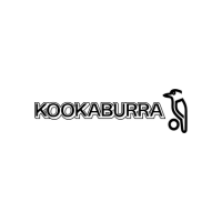 Black Kookaburra logo with wordmark on a white background