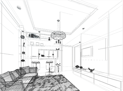 interior design sketch