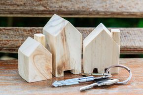 small wooden house