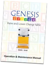 Download Manual - Height Adjustable Electric Change Table from Genesis Safety