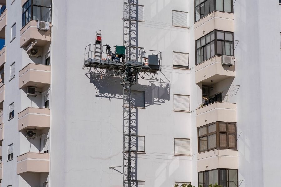 rent mast climber scaffolding