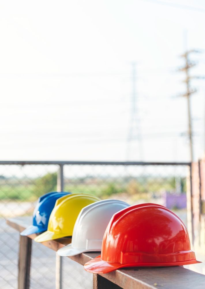construction hard hats in Hanover Park