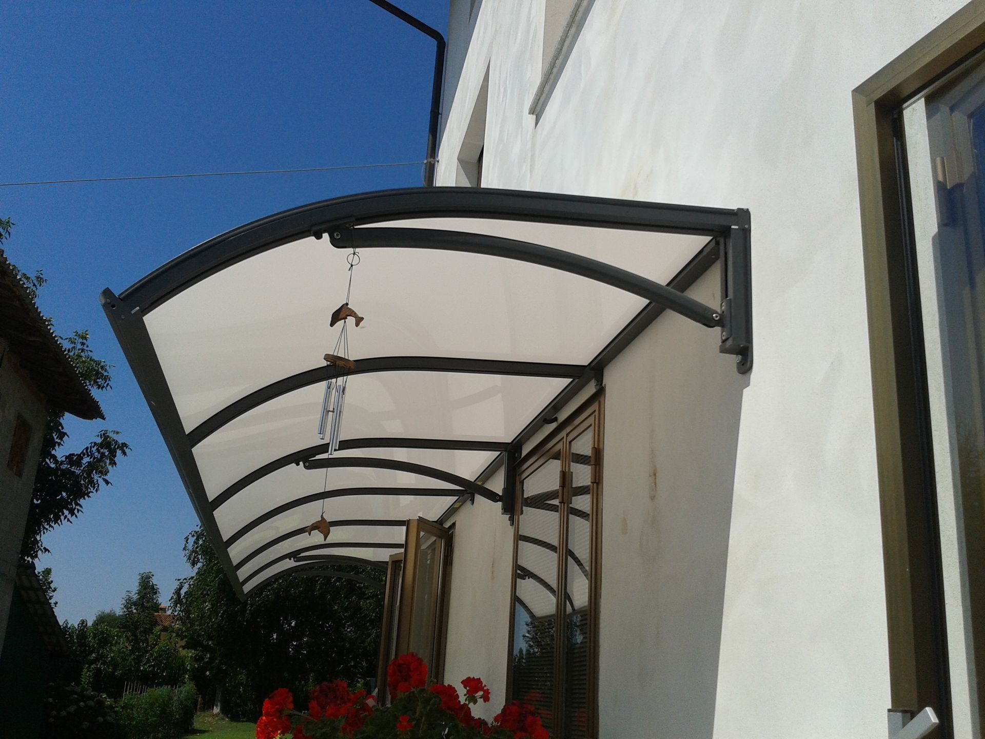 pensiline in policarbonato