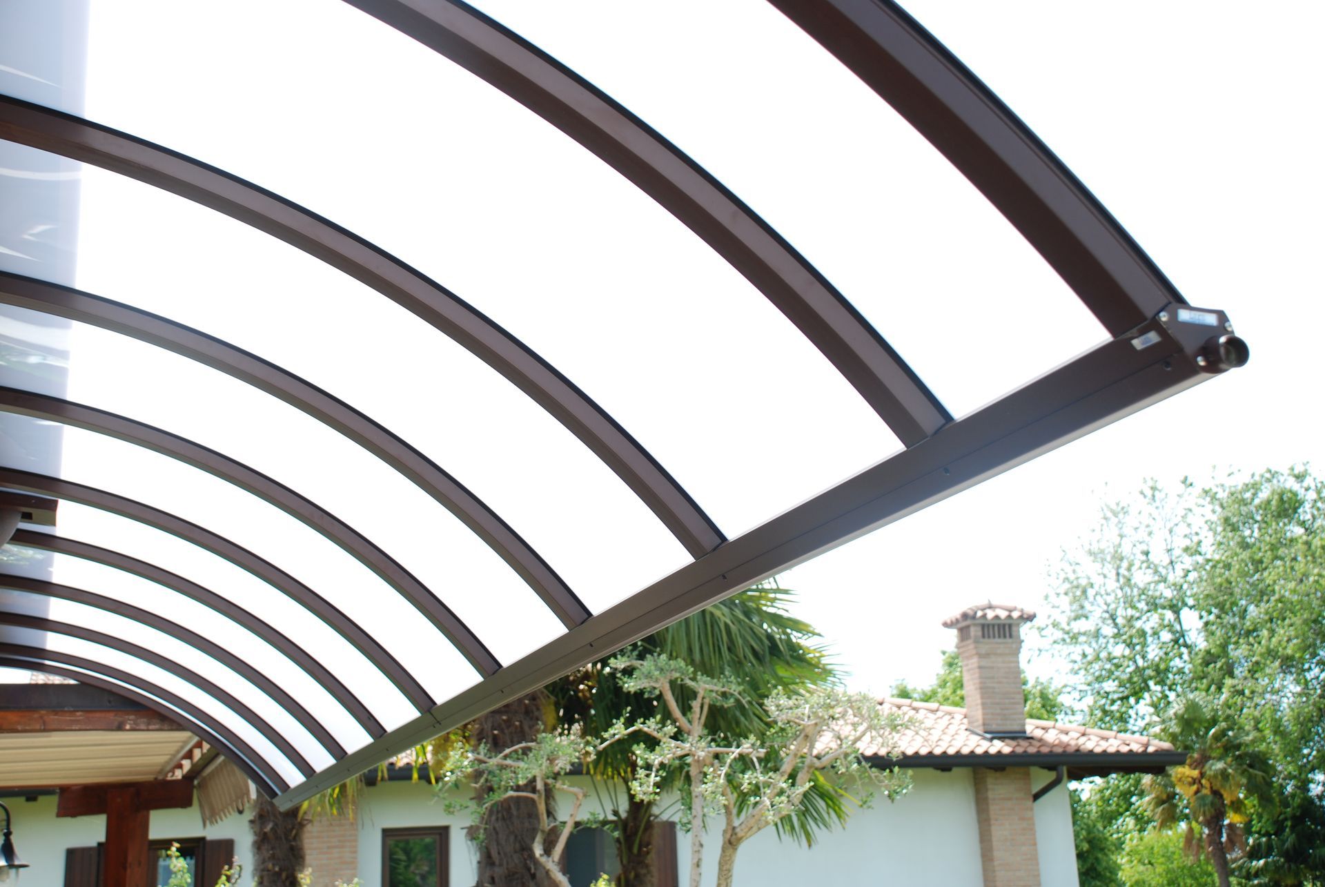 pensiline in policarbonato