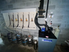 A machine that has the letter b on it