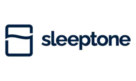 The sleeptone logo is on a white background.