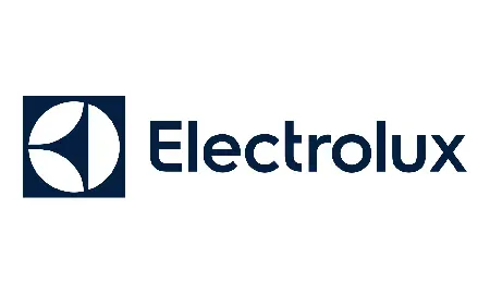 The electrolux logo is on a white background.