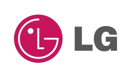 The lg logo is on a white background.