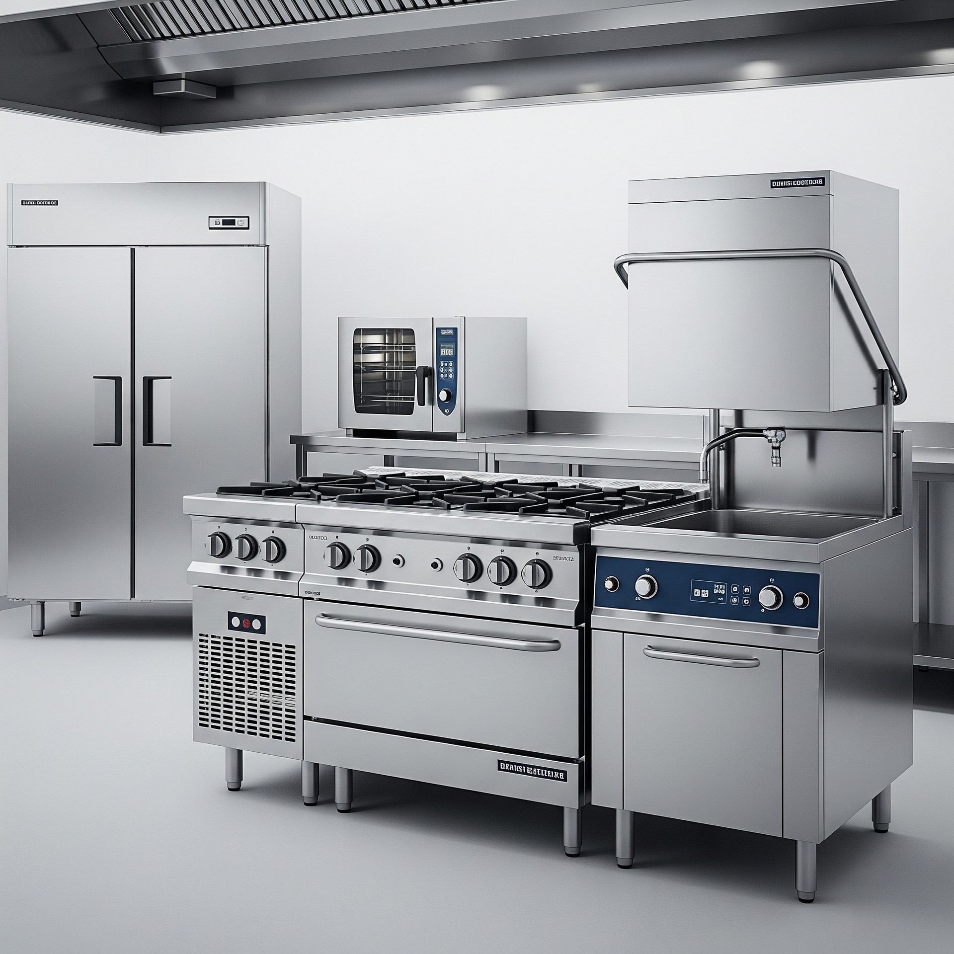 A stainless steel ice maker is sitting on a counter next to a glass of ice.