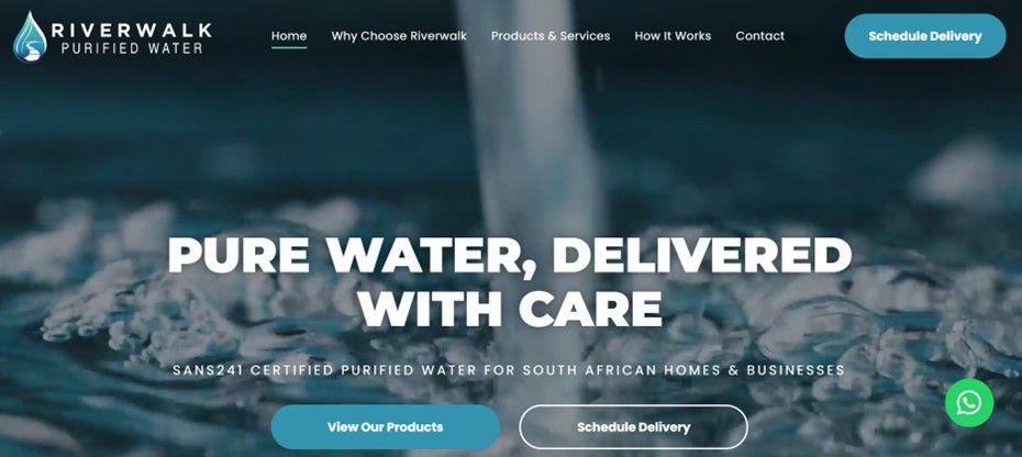 Image Riverwalk Water inRosslyn, Pretoria North website. 