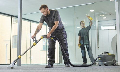 Commercial cleaning professionals