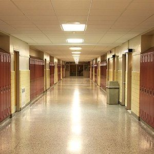 School Hallway — Greensboro, NC — Century & Associates Group Inc.