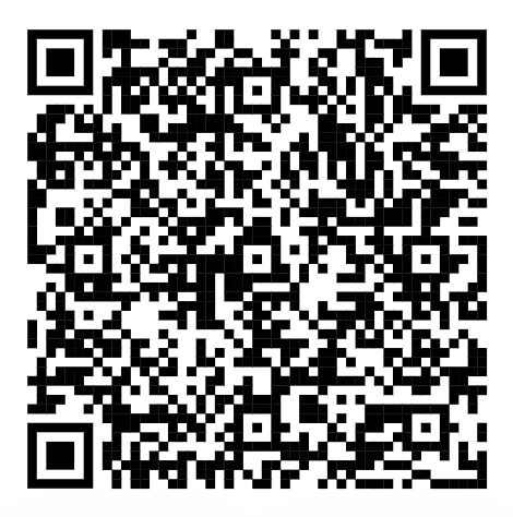 A QR code in black and white used for scanning and accessing digital information.