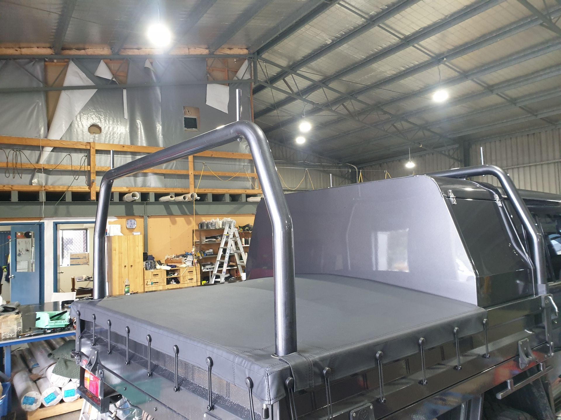 Truck Parked in Warehouse — South Nowra, NSW — Nowra Canvas