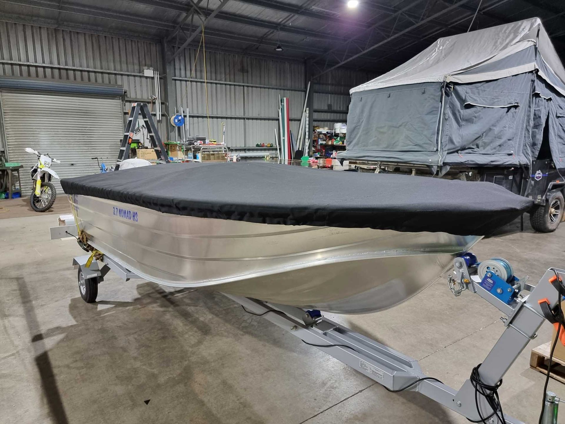 Boat with Cover — South Nowra, NSW — Nowra Canvas