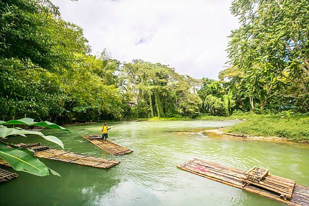 martha brae river bamboo raft