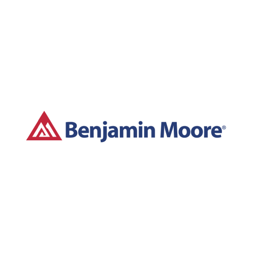 The benjamin moore logo is on a white background.