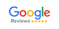 The google reviews logo is shown on a white background.