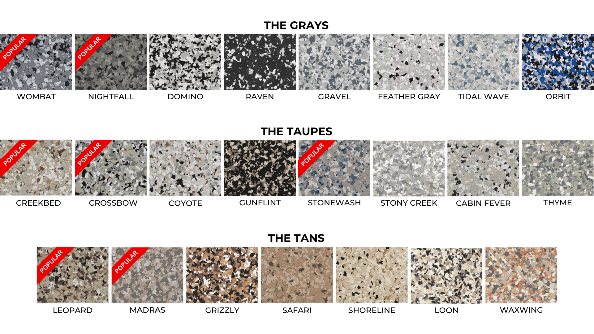 DEAS Garage Floors Options