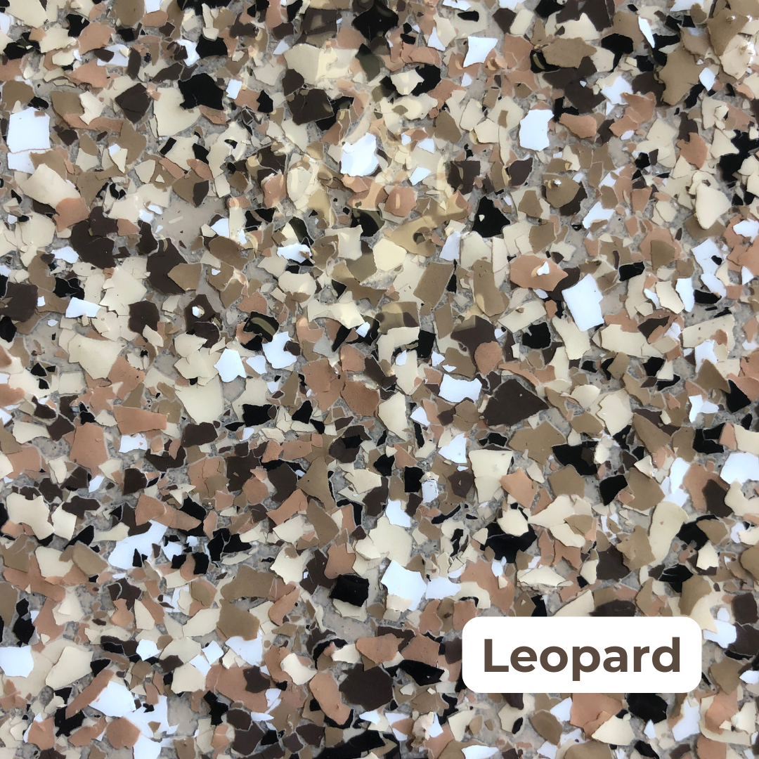 Leopard flooring option sample