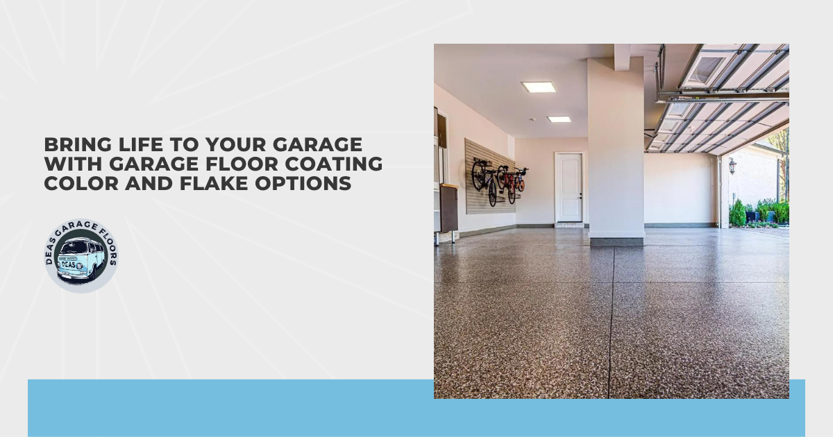 Bring Life to Your Garage With Garage Floor Coating Color and Flake Options