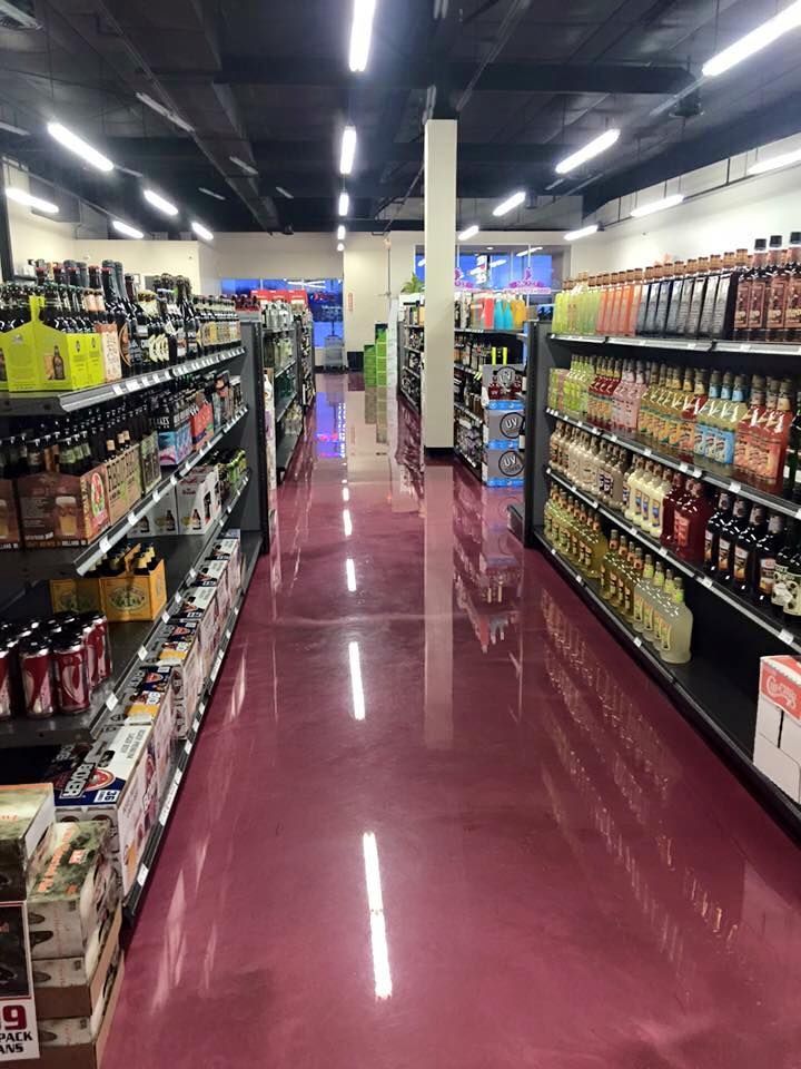 Retail Stores Polurea Epoxy Floor Installation