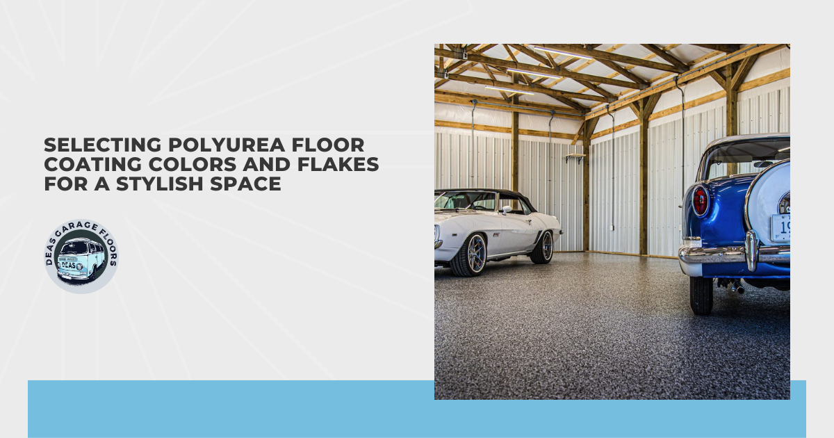 Selecting Polyurea Floor Coating Colors and Flakes for a Stylish Space