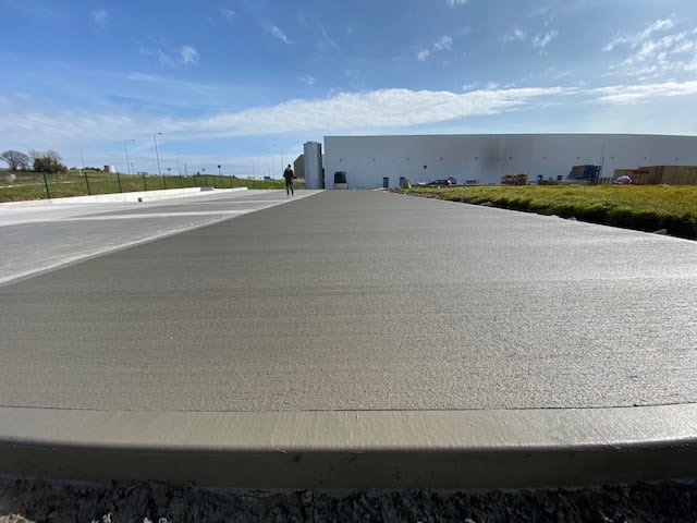 Low angle shot of a footpath