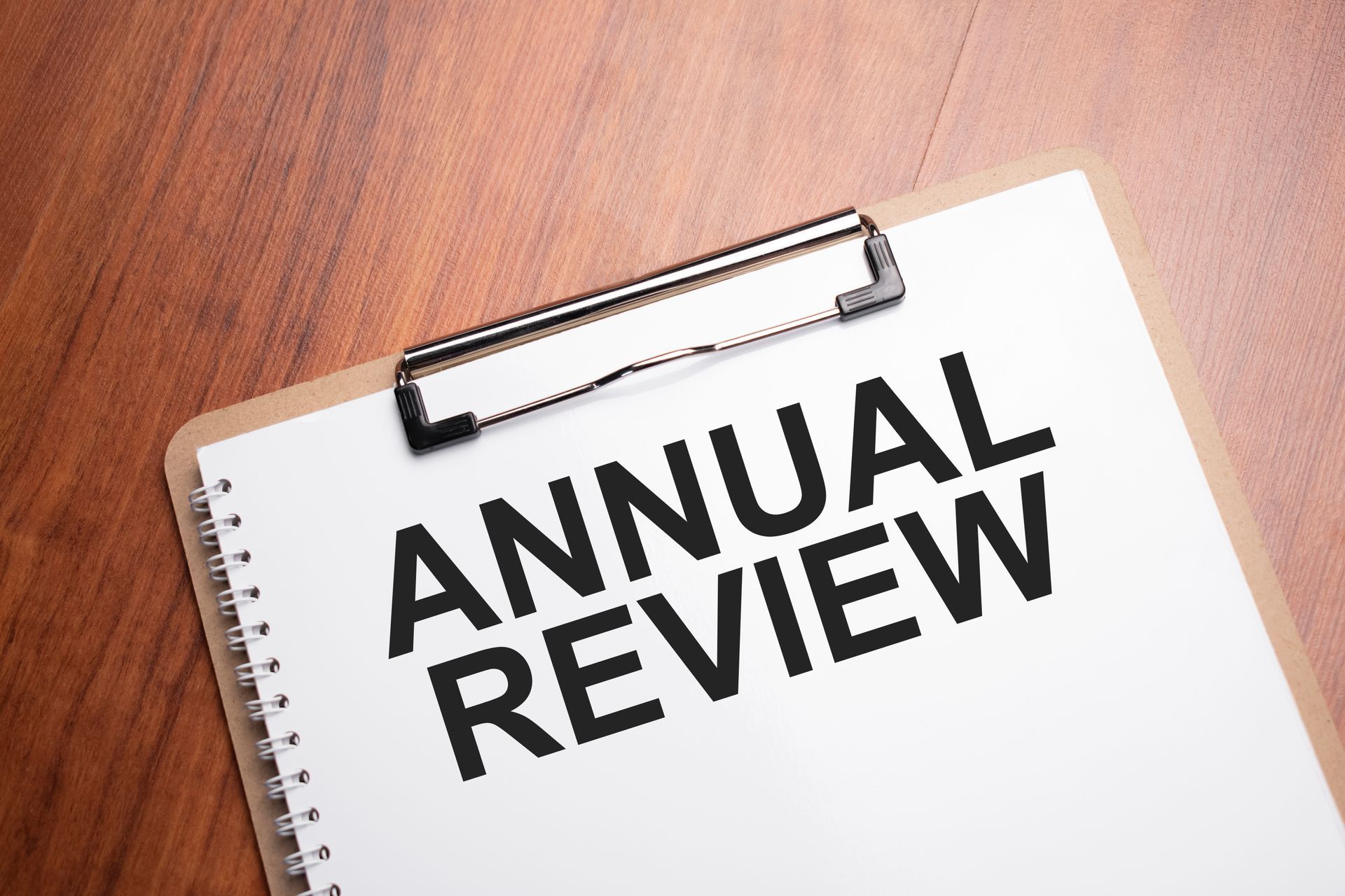 Clipboard with the words 