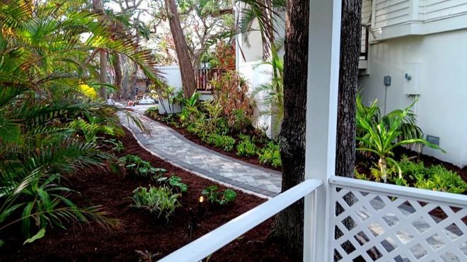 Sarasota landscaping, garden design, lawn care, hardscaping, outdoor living, landscape design, landscape maintenance, patio design, paver installation, irrigation, tree trimming, planting services, landscape contractors, residential landscaping, commercial landscaping, offered by The Beauty of Landscaping in Sarasota, FL