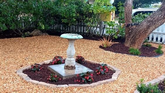 Sarasota landscaping, garden design, lawn care, hardscaping, outdoor living, landscape design, landscape maintenance, patio design, paver installation, irrigation, tree trimming, planting services, landscape contractors, residential landscaping, commercial landscaping, offered by The Beauty of Landscaping in Sarasota, FL