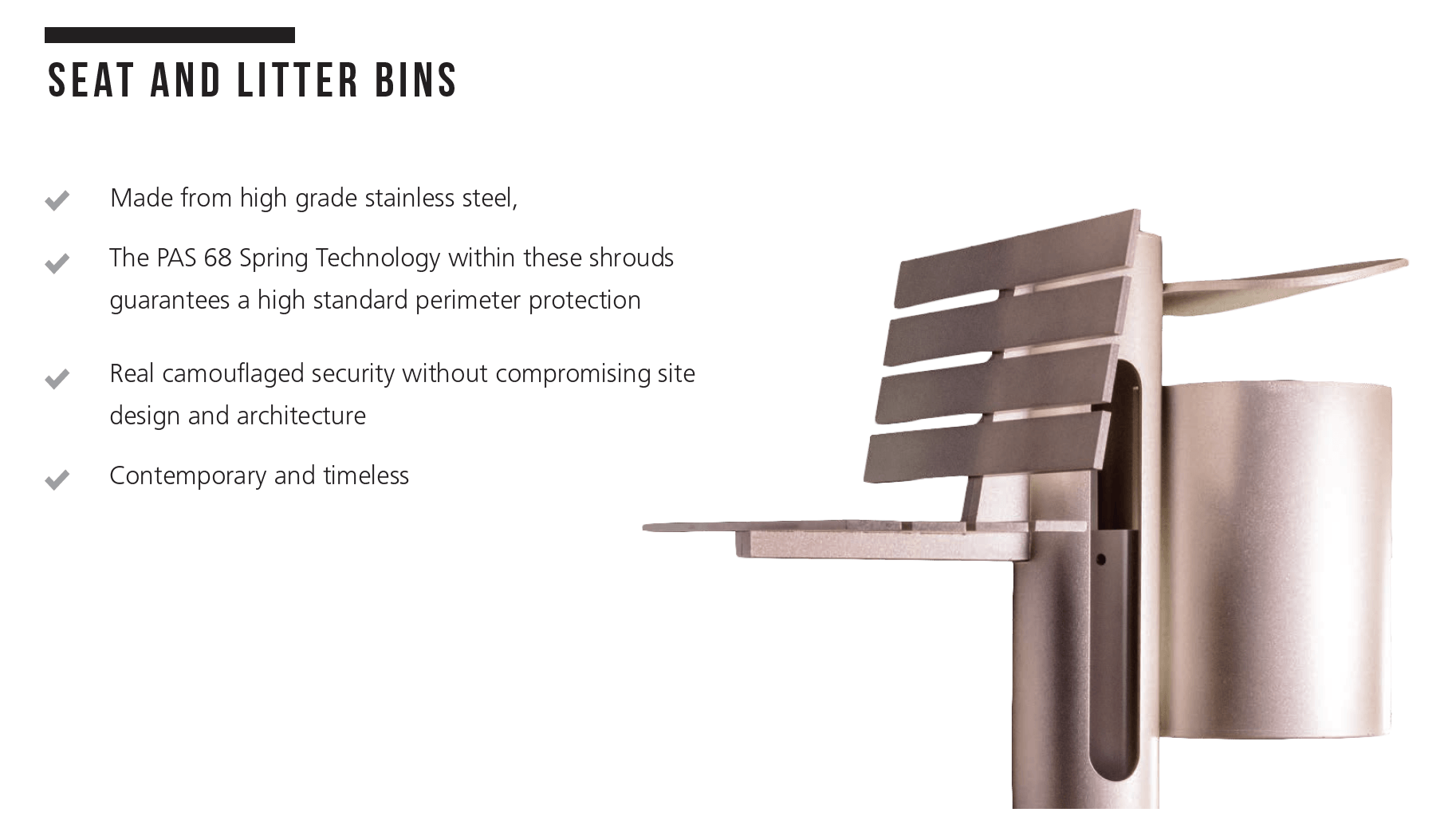 Bollard that can stop a 7.5 ton truck