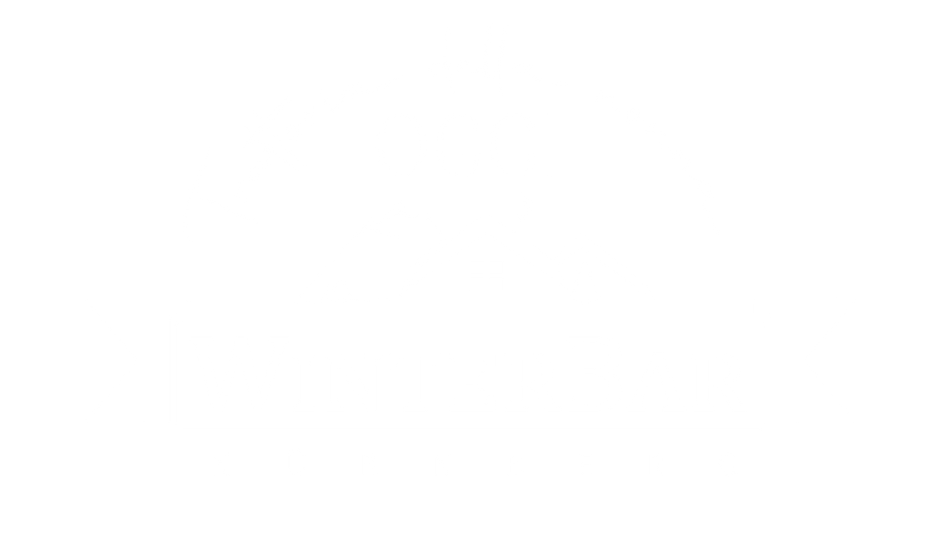 WinterBar-Logo auf einem Band und einer Skihütte oben drüber