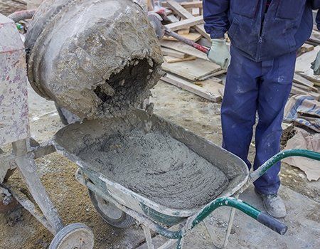 Pouring cement-from cement mixer - concrete mix in York, PA
