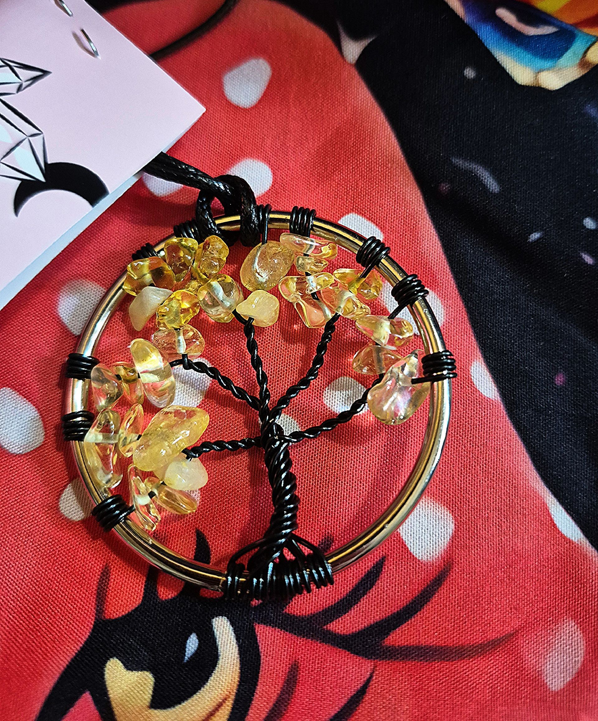 Tree of Life Crystal Talisman