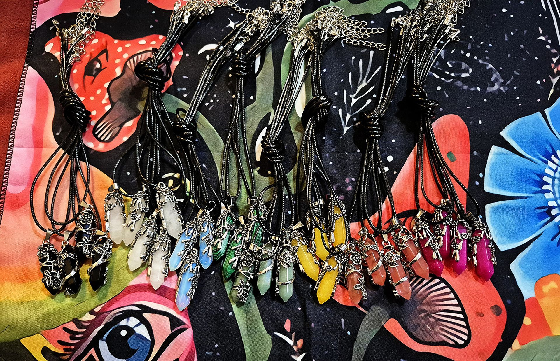 Flower Crystal Necklace