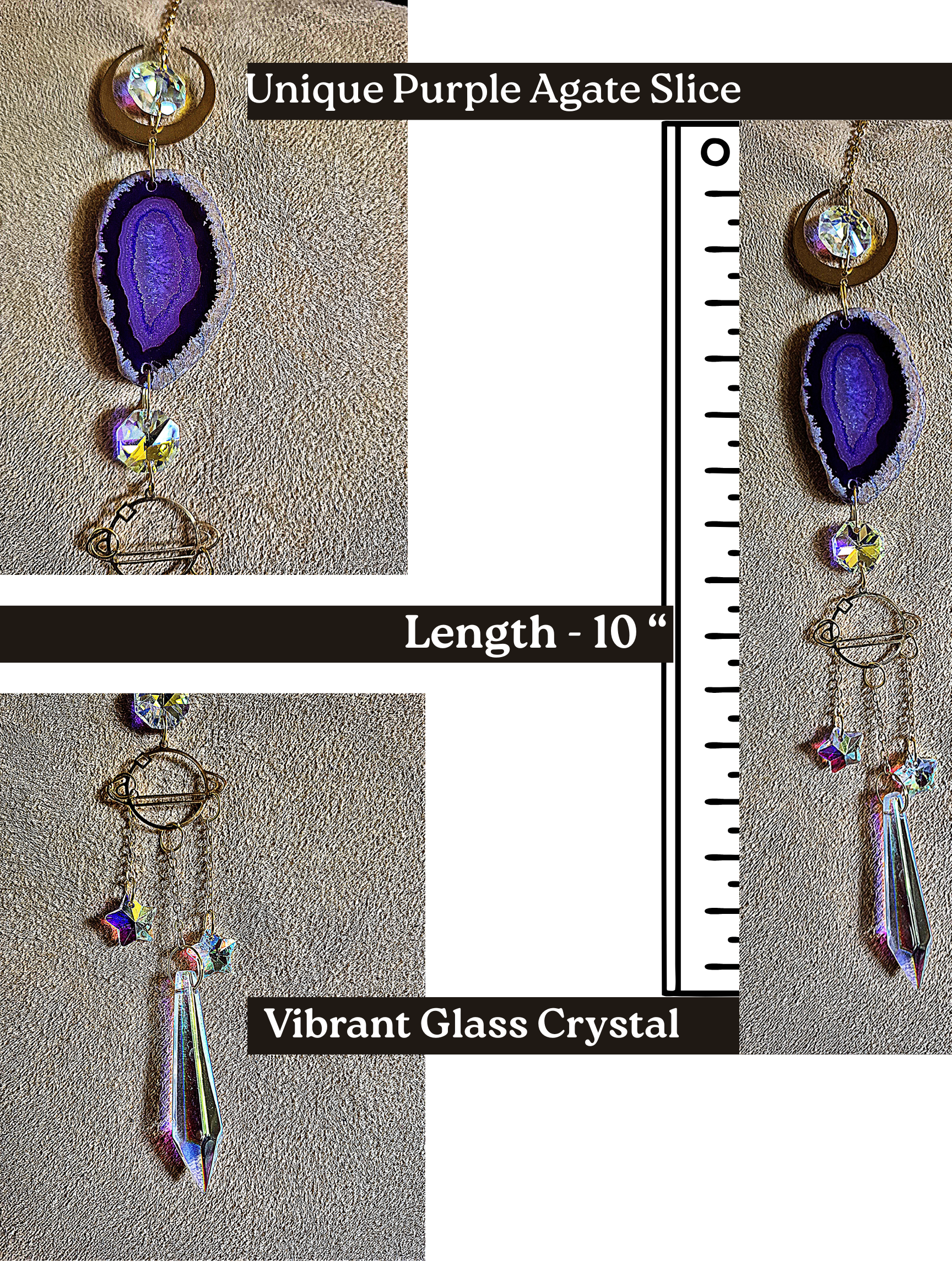 Agate Slice Suncatcher